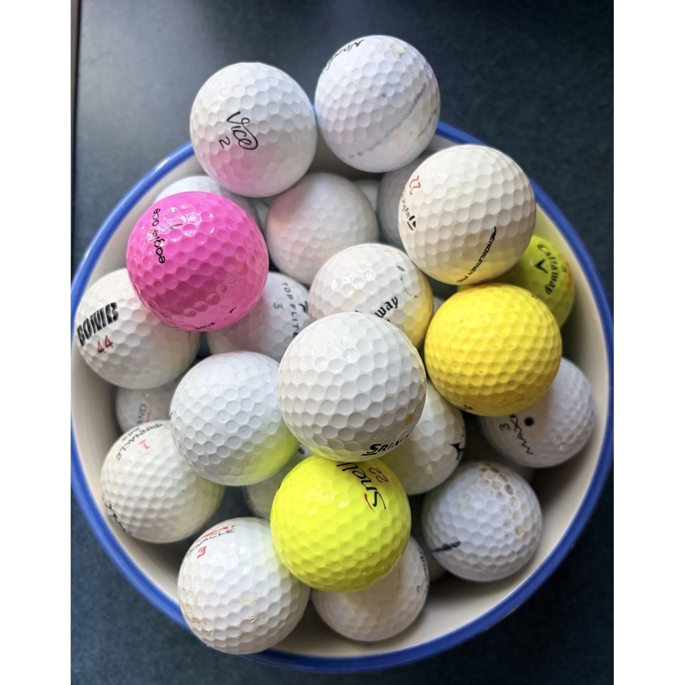 Golfballs C-Grade - Assorted Brands - 36 In Total